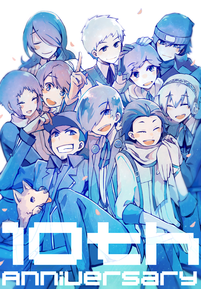 yuuki makoto, aigis, takeba yukari, kirijou mitsuru, yamagishi fuuka, and 6 more (persona and 1 more) drawn by mitsuya_(mtyt2)