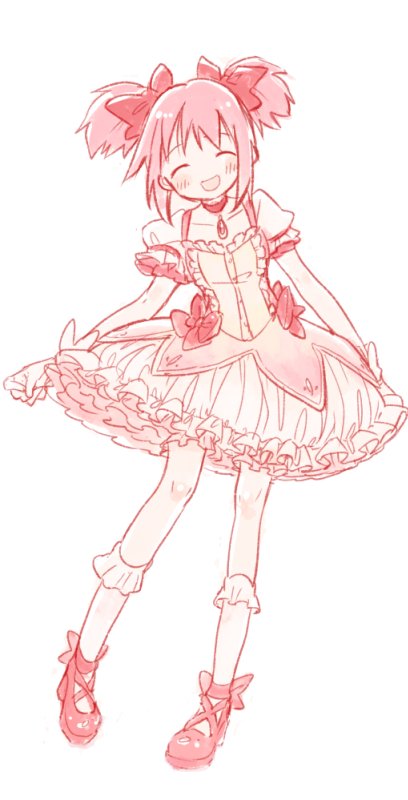 kaname madoka (mahou shoujo madoka magica) drawn by ogi_(sham00)