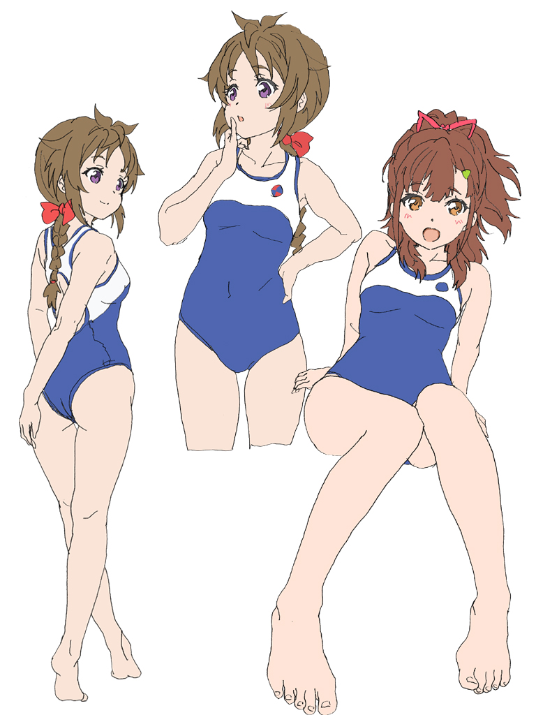 irizaki mei and yagi tsugumi (high school fleet) drawn by hal-py