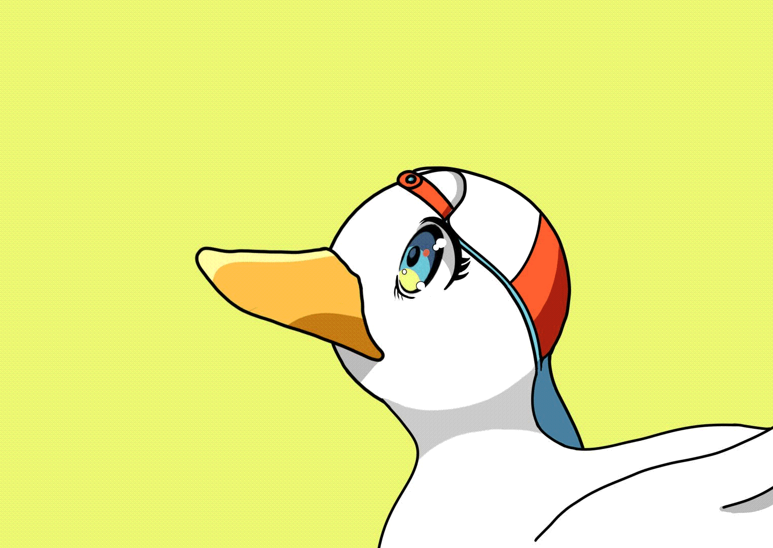 oozora subaru and subaru duck (hololive) drawn by alice_lewis