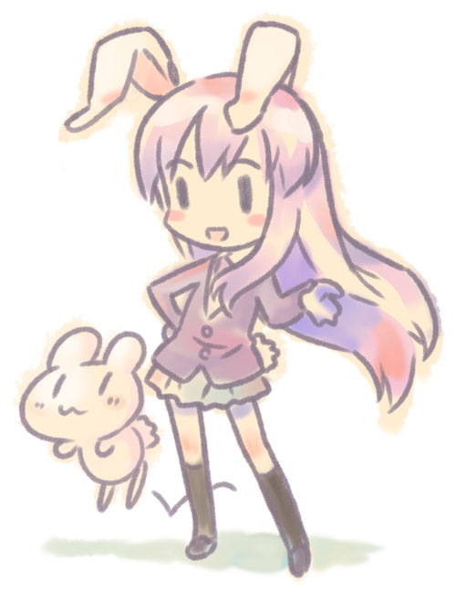 reisen udongein inaba and inaba mob (touhou) drawn by arata_toshihira