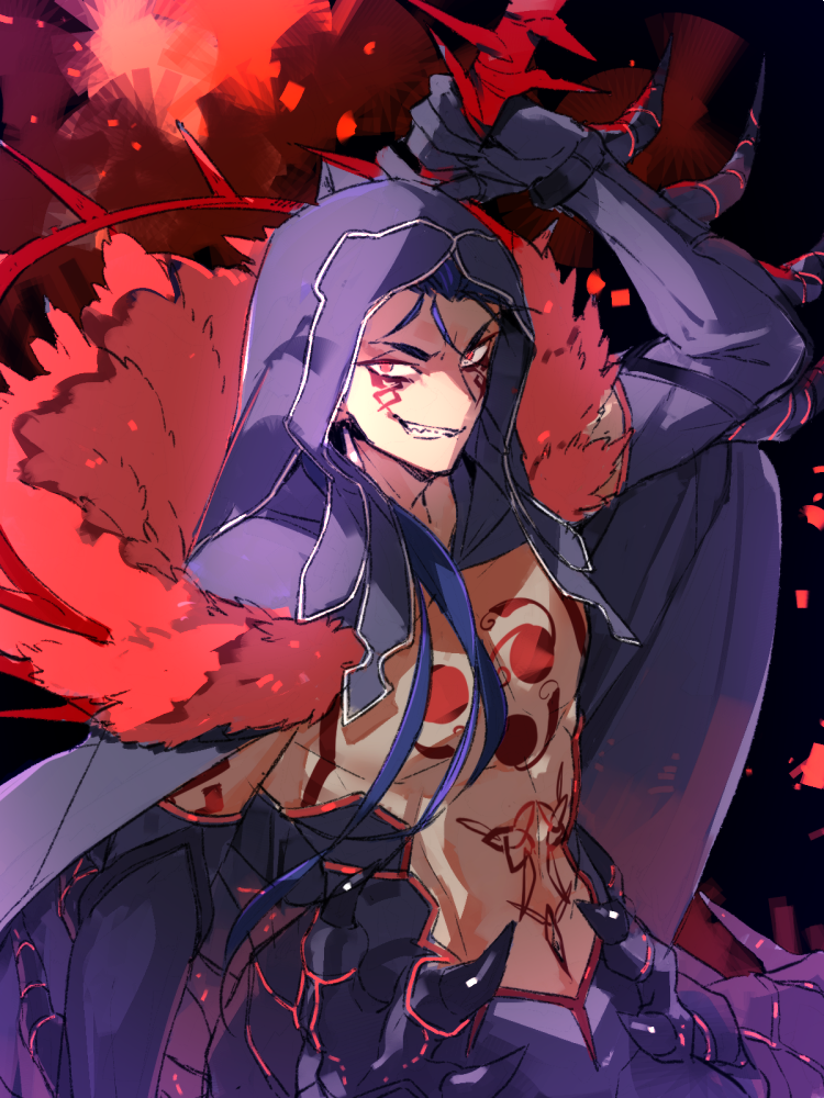 cu chulainn and cu chulainn alter (fate and 1 more) drawn by miya_(ete)