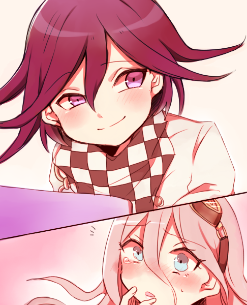 oma kokichi and iruma miu (danganronpa and 1 more) drawn by kiymk_felice
