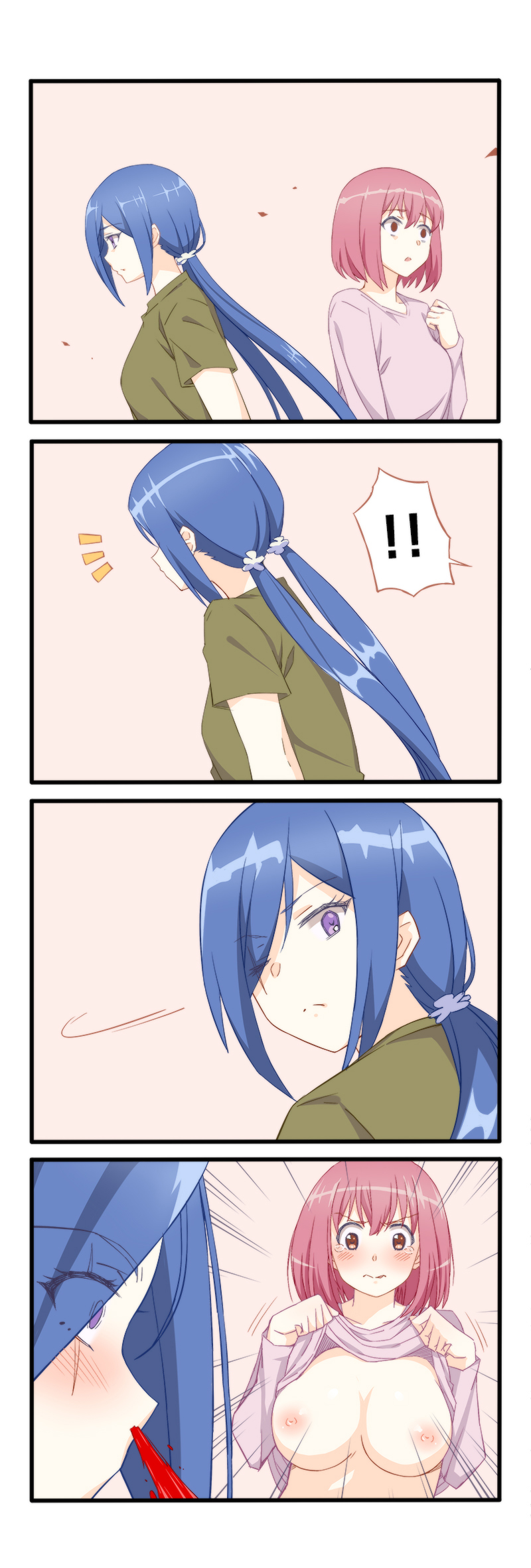 minamoto momo and hanzoumon yuki (release the spyce) drawn by inui_sanagi