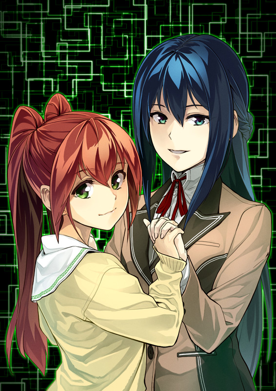 wakana natsumi and sonogami fuyuka (kamigari daemons trigger) drawn by shimotsuki_eight