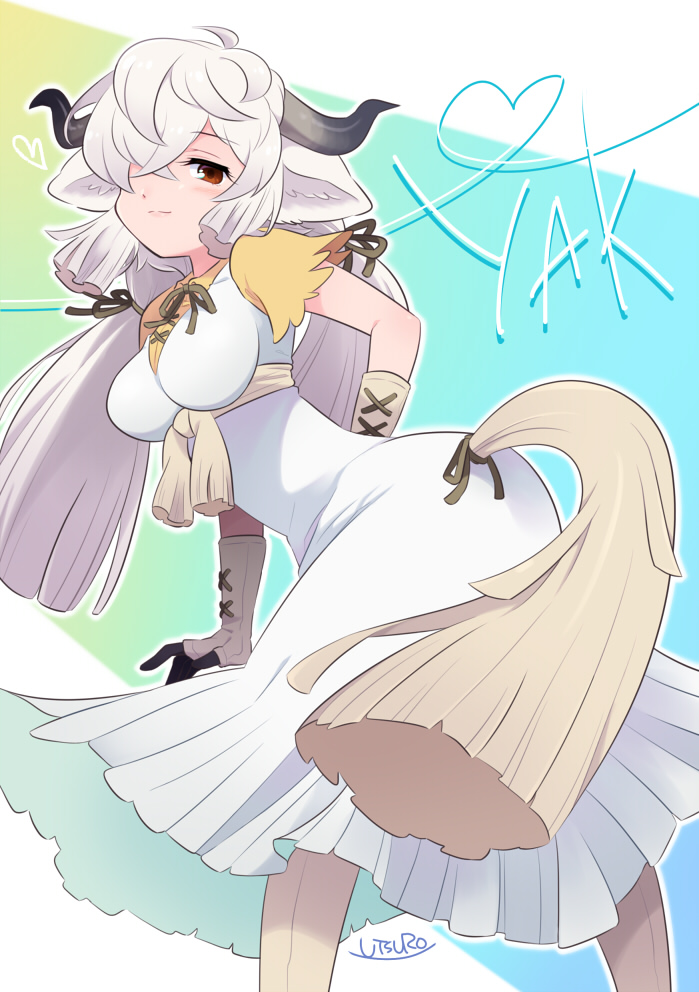 yak (kemono friends and 1 more) drawn by utsuro_atomo
