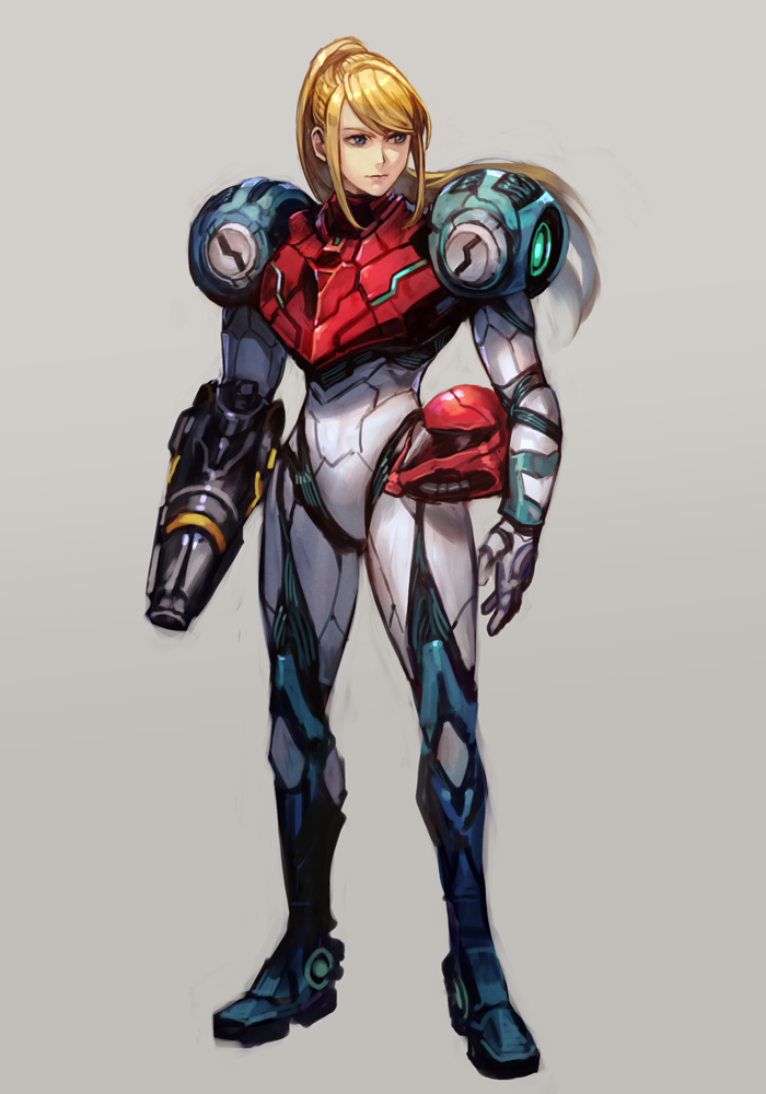 samus aran (metroid and 1 more) drawn by hungry_clicker