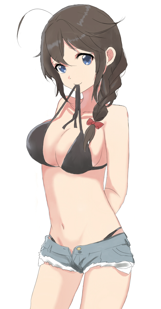 shigure and shigure kai ni (kantai collection) drawn by nana_(xuuuuuqia)