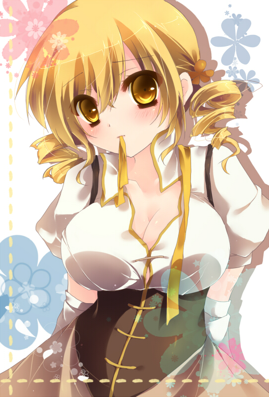 tomoe mami (mahou shoujo madoka magica) drawn by amanatsu_yuzuka