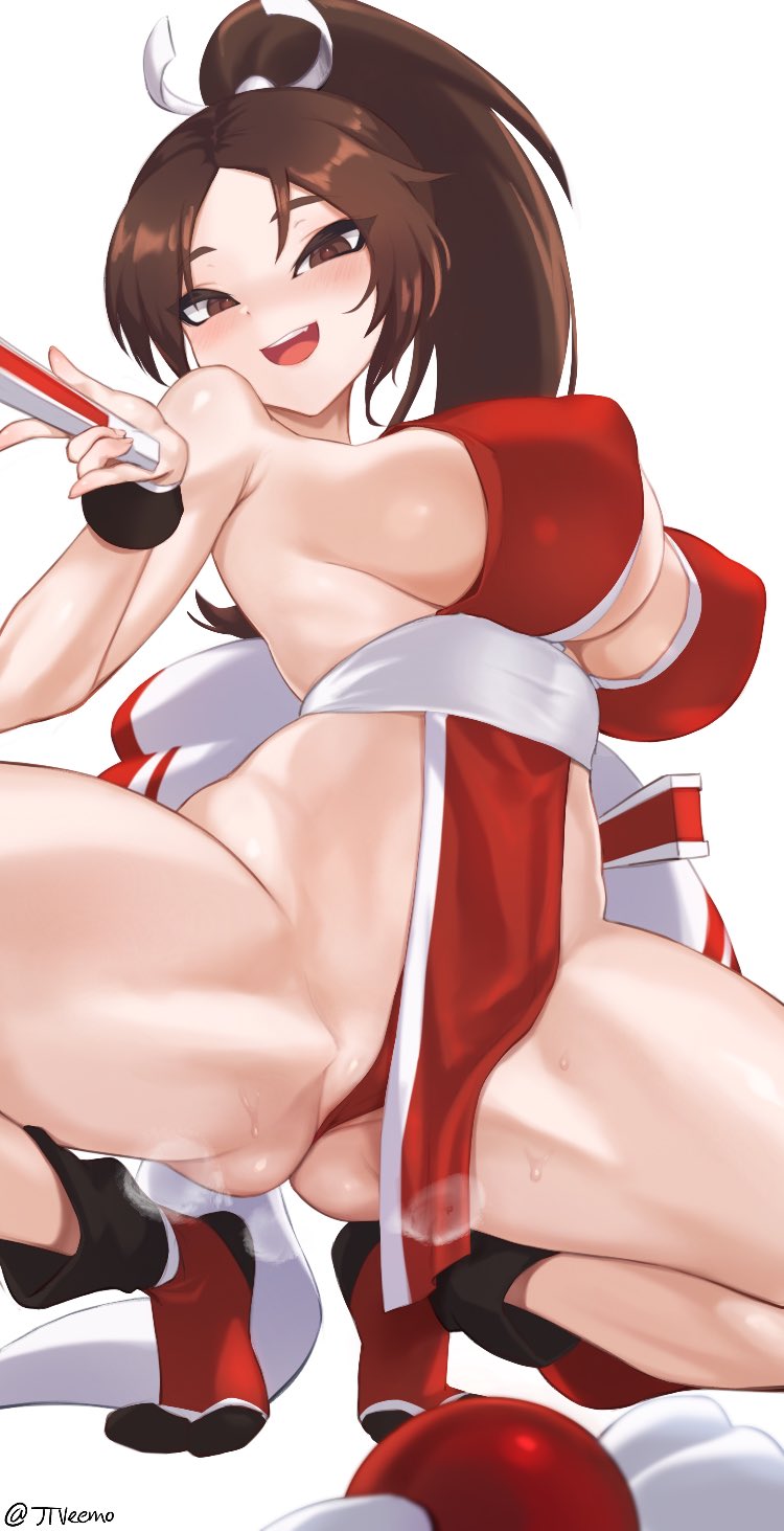 shiranui mai (the king of fighters and 1 more) drawn by jtveemo