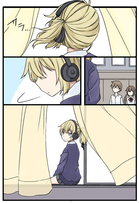 oosaki minato, suzushiro akane, and katagiri marimo (original) drawn by niichi_(komorebi-palette)