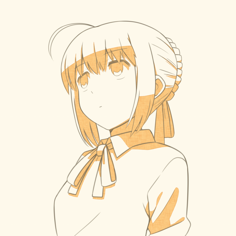 artoria pendragon and saber (fate and 1 more) drawn by tsukumo_(soar99)
