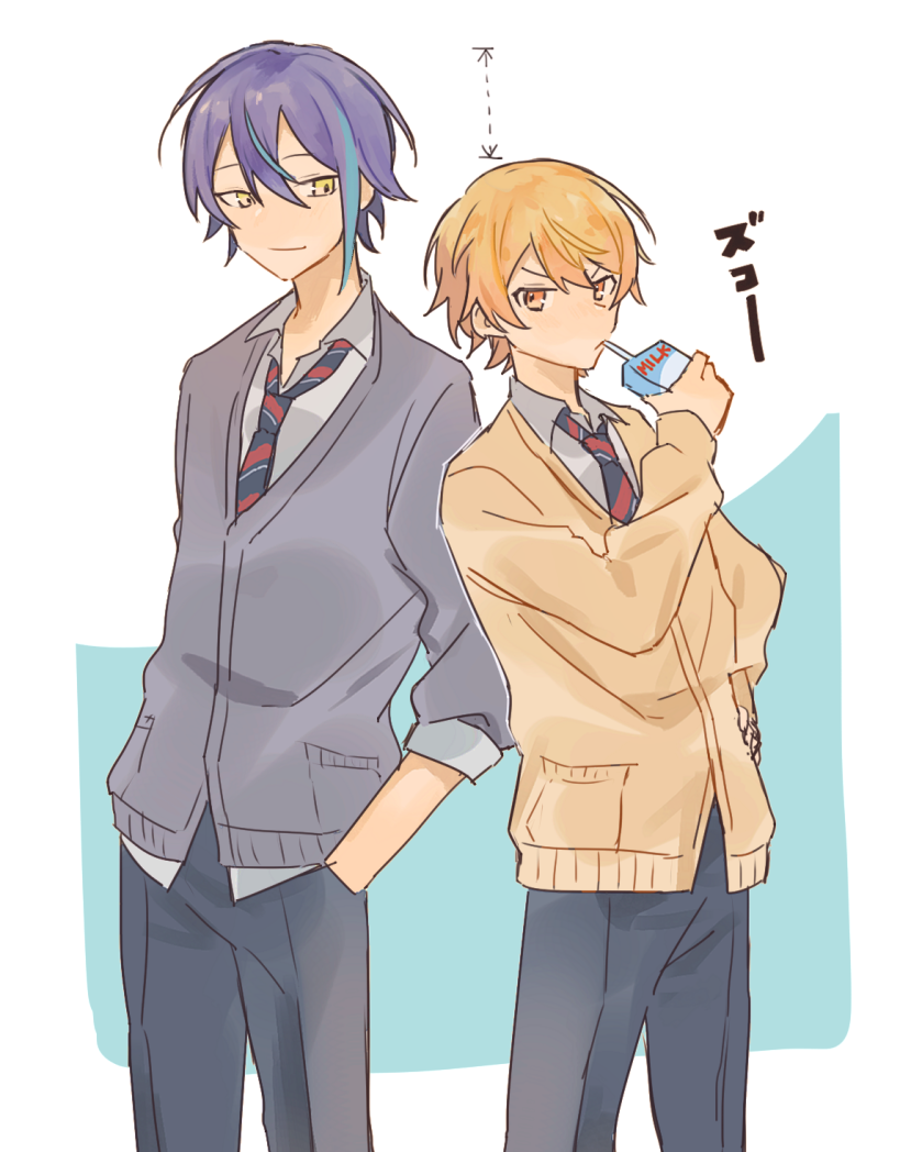 tenma tsukasa and kamishiro rui (project sekai) drawn by sseri_0