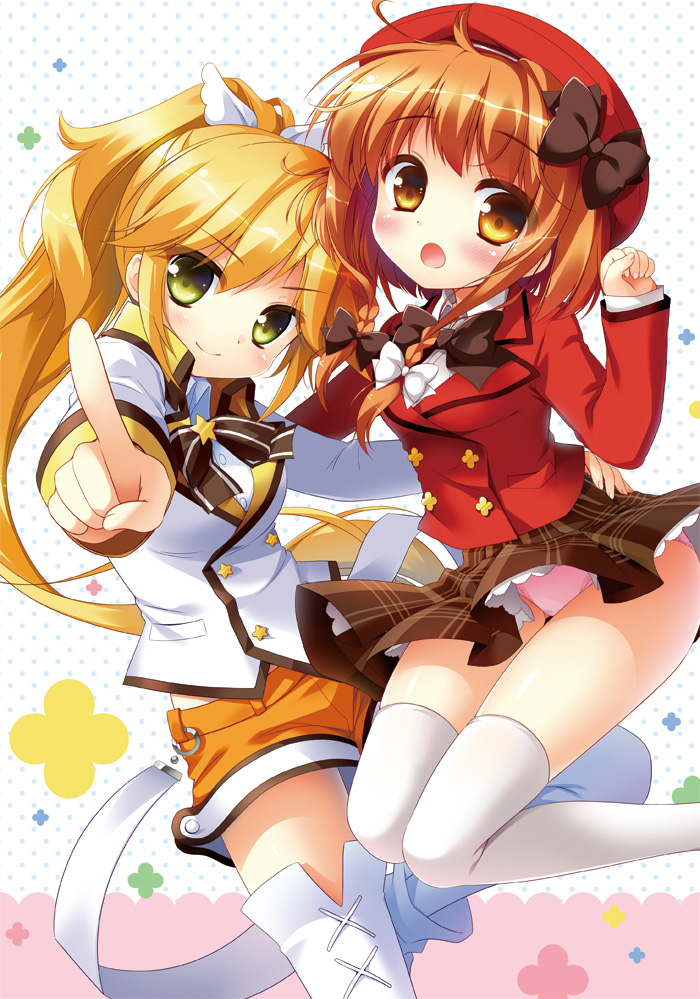 uno uzume and sasara (fantasista doll) drawn by sasai_saji