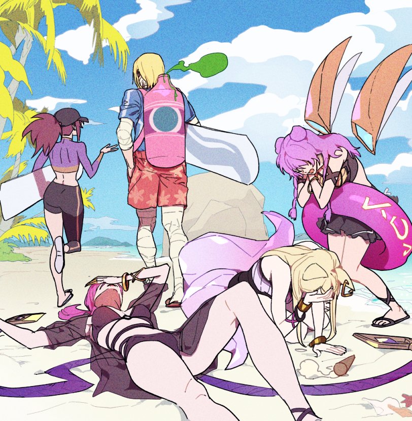 ahri, akali, evelynn, kai'sa, k/da akali, and 5 more (league of legends) drawn by zaket07