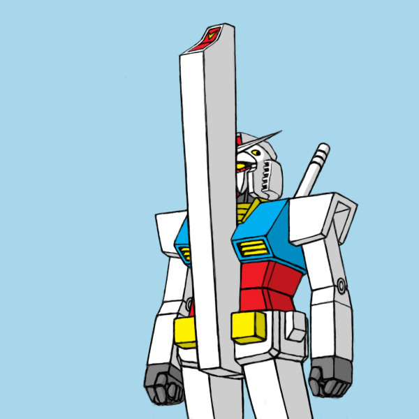 rx-78-2 gundam (gundam and 1 more) drawn by hiki_shimeriro