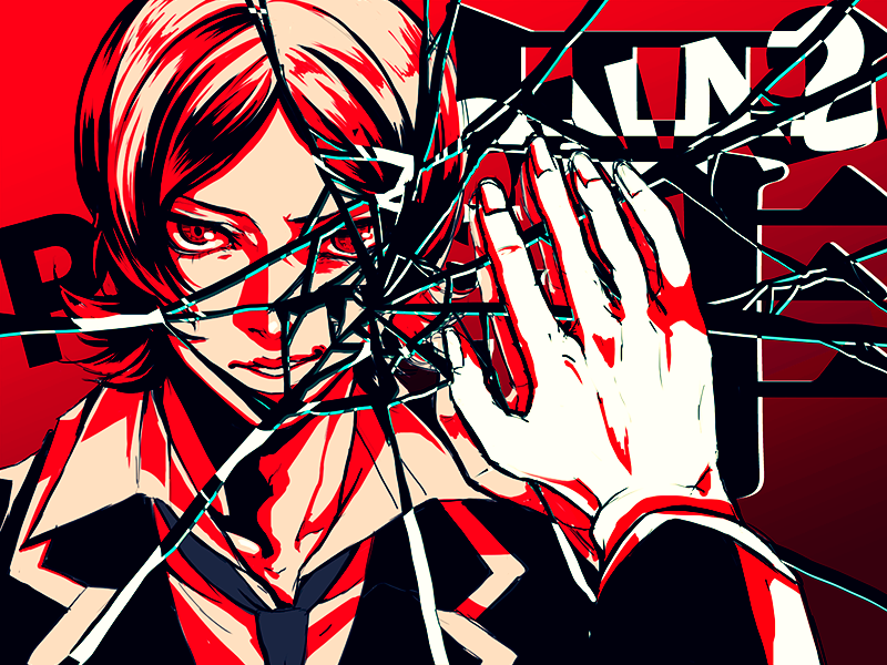 suou tatsuya (persona and 2 more) drawn by yasui_(neu032)