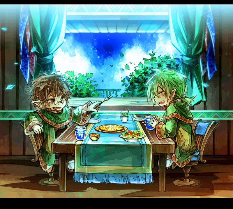 karaha-baruha and zonpa-zippa (final fantasy and 1 more) drawn by fujiwara_akina