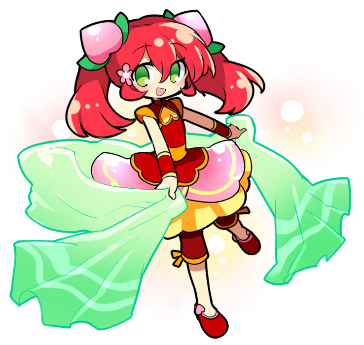 momo (puyopuyo and 1 more) drawn by fukumitsu_(kirarirorustar)