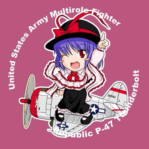 nagae iku and john travolta (touhou and 1 more) drawn by sakurato_tsuguhi