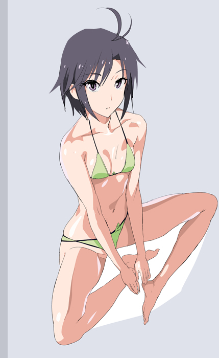 kikuchi makoto (idolmaster) drawn by shino_(comic_penguin_club)