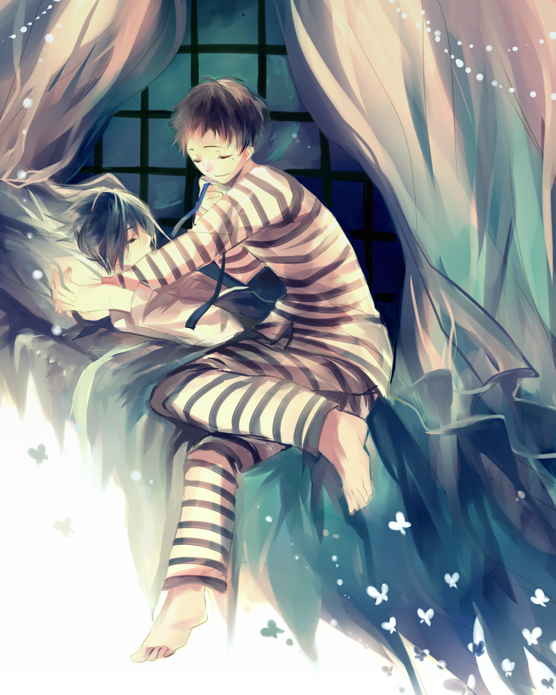 yuuki makoto and pharos (persona and 1 more) drawn by jikei
