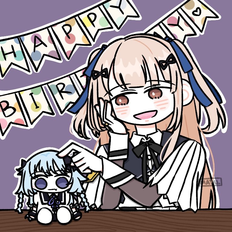 mori tatsuki and tada shiera (assault lily) drawn by mayu_(yu_e1602)