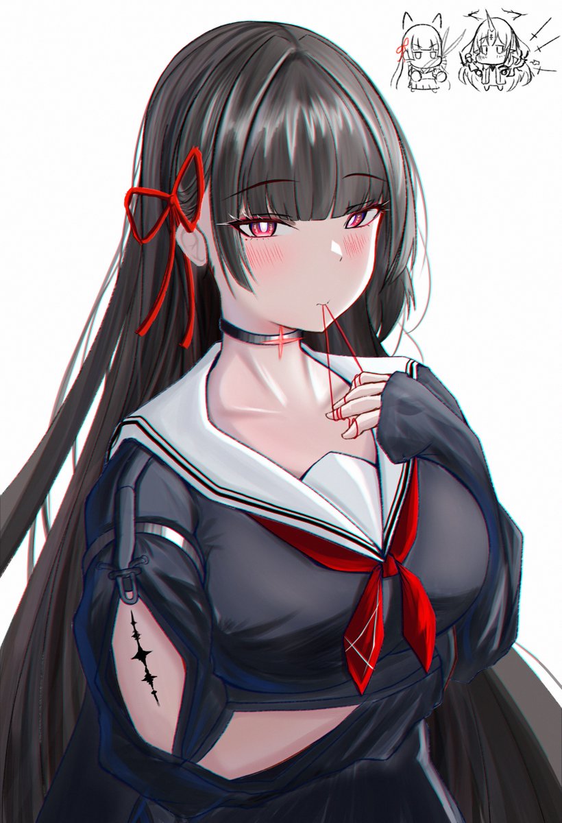 fleurdelys and chisa (wuthering waves) drawn by cabbage_ex