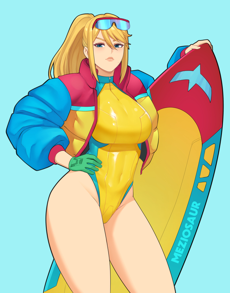 samus aran (metroid and 1 more) drawn by meziosaur