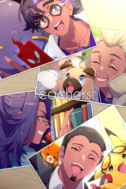 pikachu, rotom, rotom phone, zoroark, pawmi, and 6 more (pokemon and 1 more) drawn by echo_(circa)