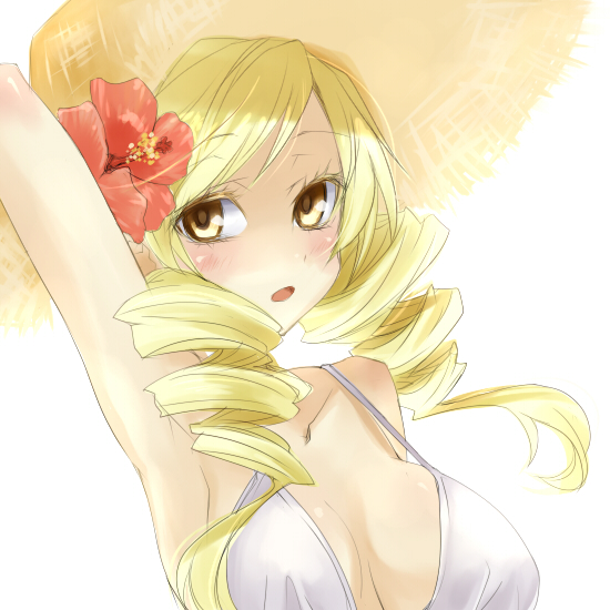 tomoe mami (mahou shoujo madoka magica) drawn by mikipa