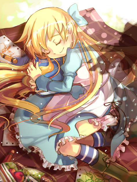 alice (alice's adventures in wonderland) drawn by mao_xiaozha_(rumiechen)