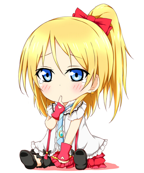ayase eli (love live! and 1 more) drawn by karamoneeze