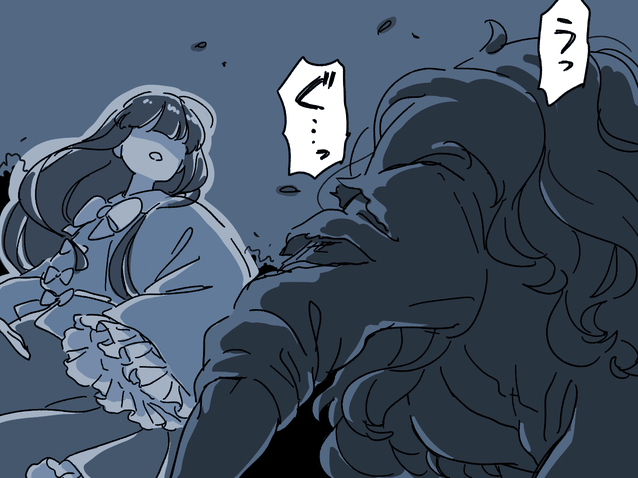 kamishirasawa keine and houraisan kaguya (touhou and 1 more) drawn by mitsumoto_jouji