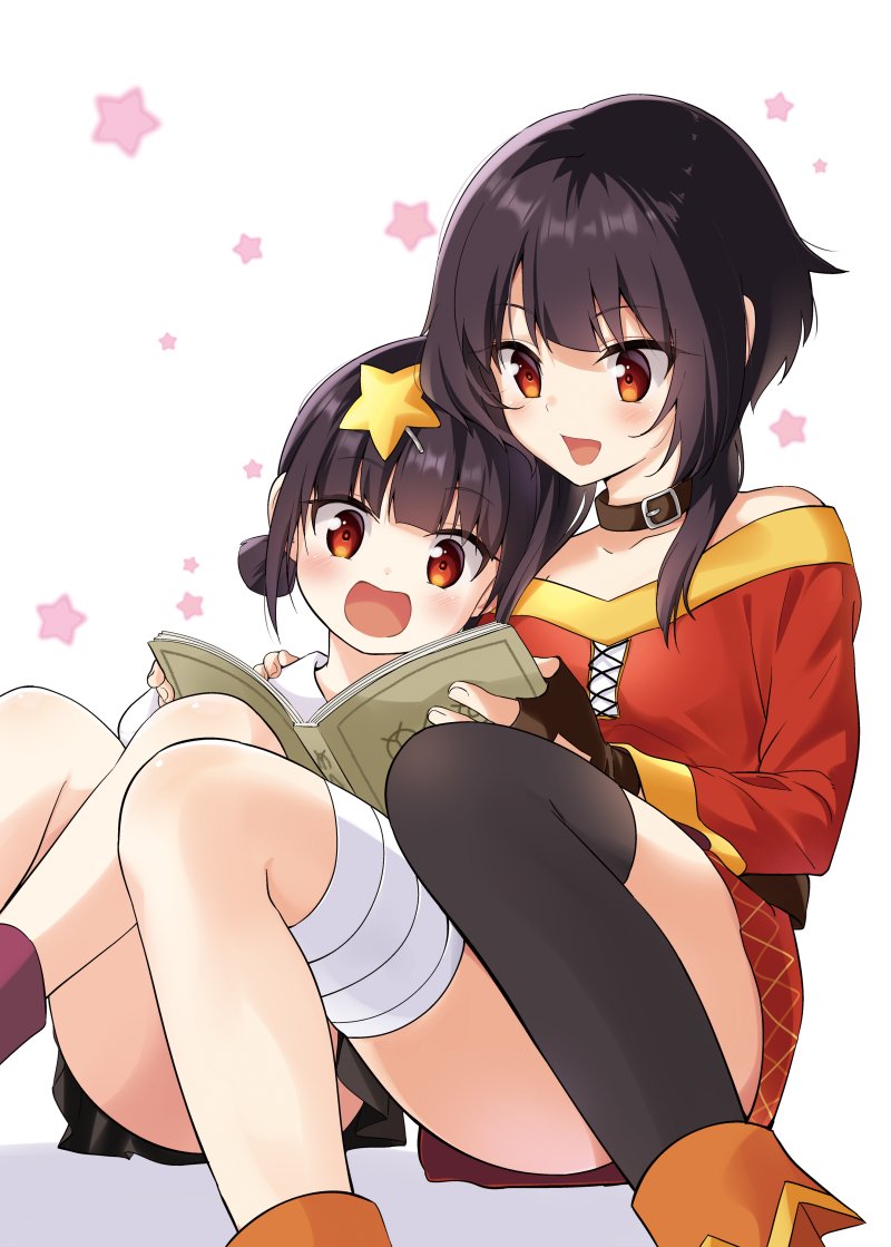 megumin and komekko (kono subarashii sekai ni shukufuku wo!) drawn by taromarun