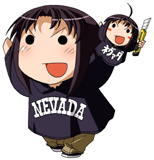 nevada-tan (real life) drawn by maso_(ascii_art)