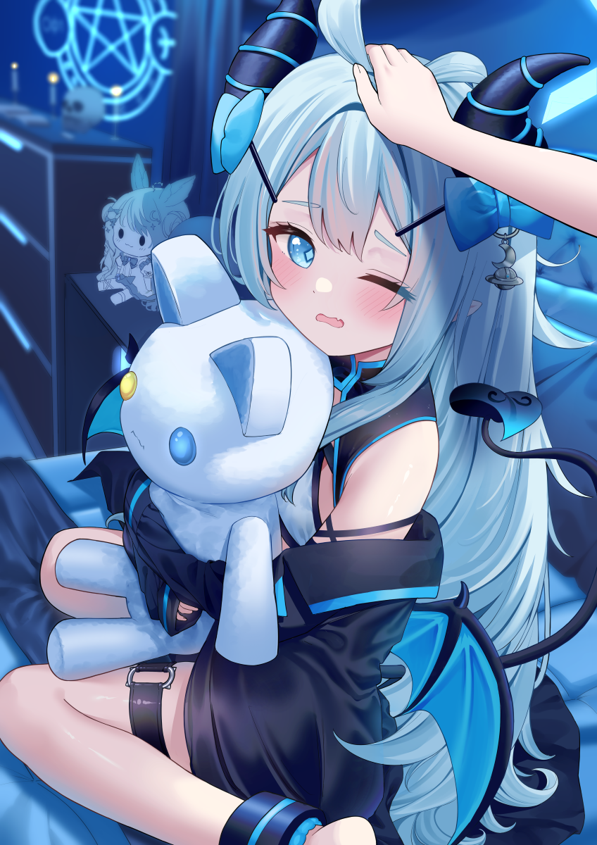 akugaki koa and lalabell lullaby (chromashift) drawn by ine_(ineinnen)