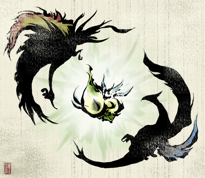 celebi, lugia, and ho-oh (pokemon) drawn by fuchi.