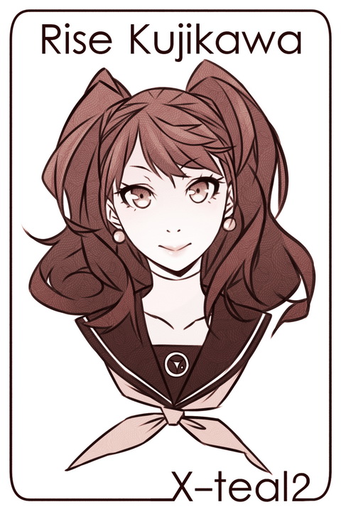 kujikawa rise (persona and 1 more) drawn by x-t3al