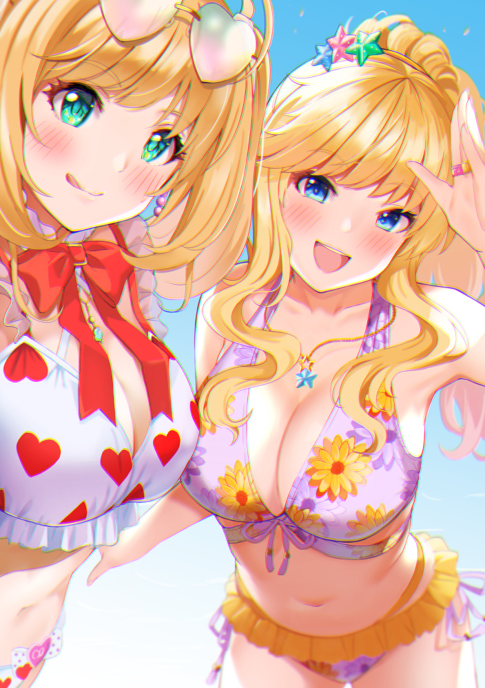 ohtsuki yui and sato shin (idolmaster and 1 more) drawn by koukoku