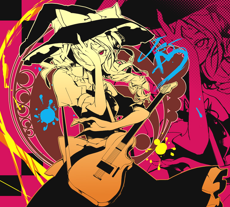 kirisame marisa and ushiromiya jessica (touhou and 2 more) drawn by harukawa_sango