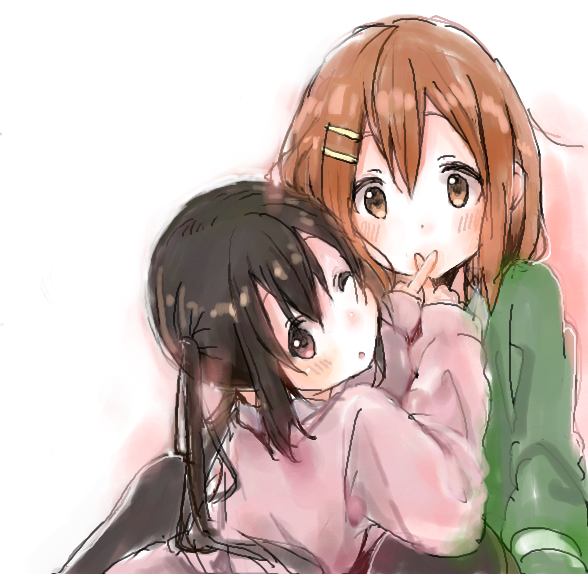 nakano azusa and hirasawa yui (k-on!) drawn by kirisawa_saki