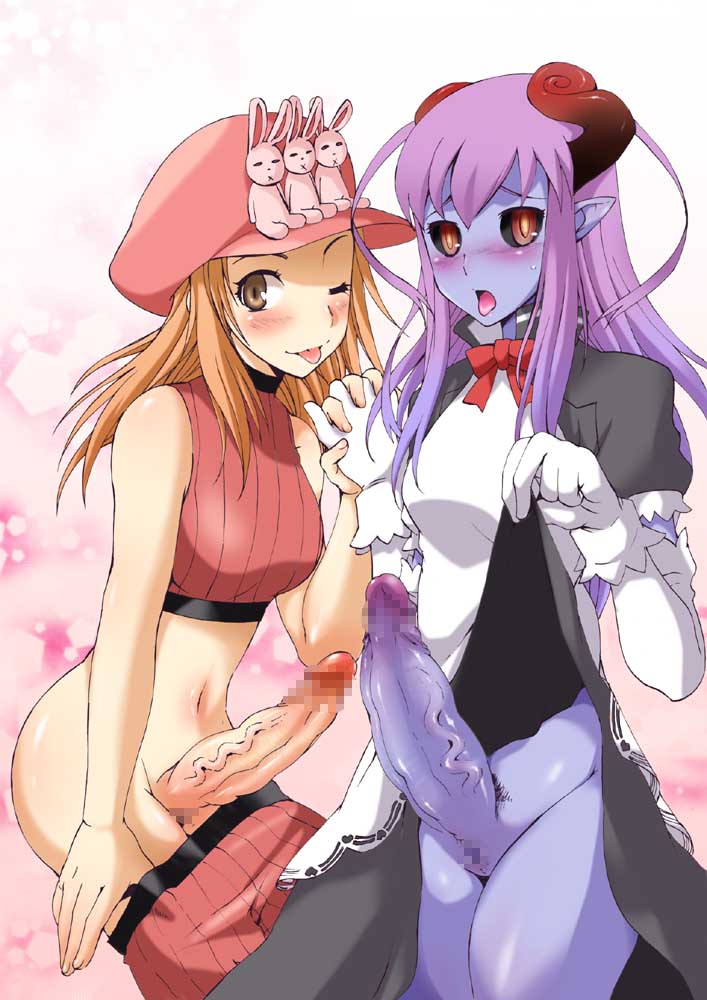 lisher and pomnit (summon night and 1 more) drawn by gekka_kaguya_(urabata)