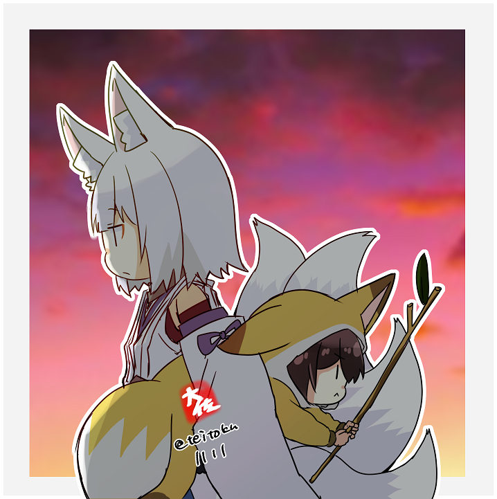 kaga (kantai collection and 1 more) drawn by taisa_(kari)