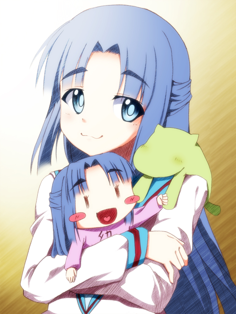 asakura ryoko, achakura, and kimidori-san (suzumiya haruhi no yuuutsu and 1 more) drawn by ge-ha