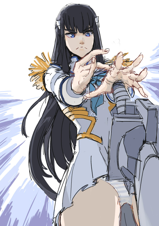 kiryuuin satsuki and junketsu (kill la kill) drawn by pinch_(nesume)