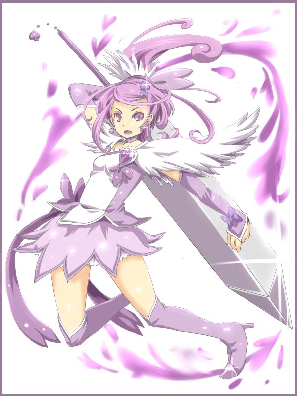 kenzaki makoto and cure sword (precure and 1 more) drawn by kasetsu