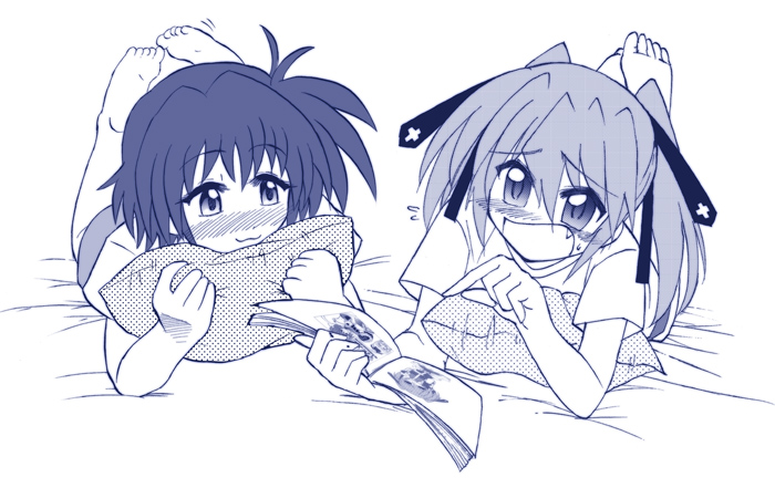 subaru nakajima and teana lanster (lyrical nanoha and 1 more)