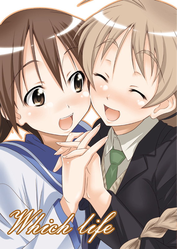 miyafuji yoshika and lynette bishop (world witches series and 1 more) drawn by hiro_kazuki