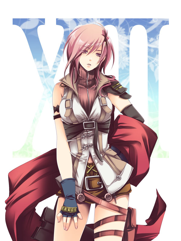 lightning farron (final fantasy and 1 more) drawn by shima_chiyo